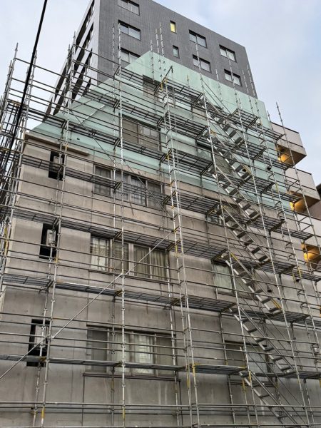 文京区　足場施工