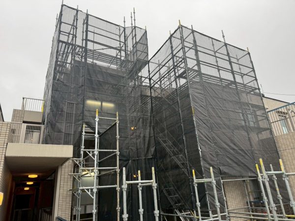 板橋区　足場施工③