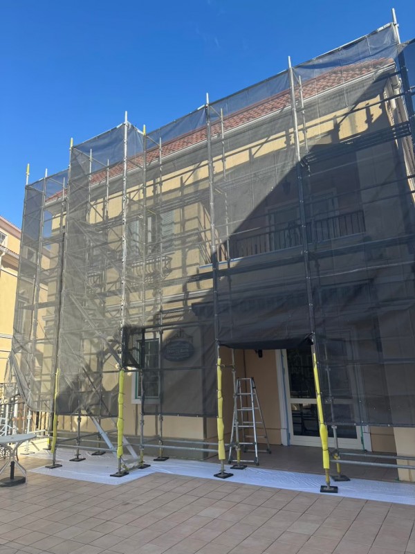 さいたま市　結婚式場足場施工