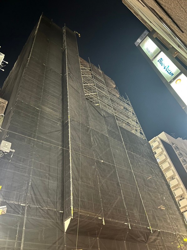 豊島区　足場施工