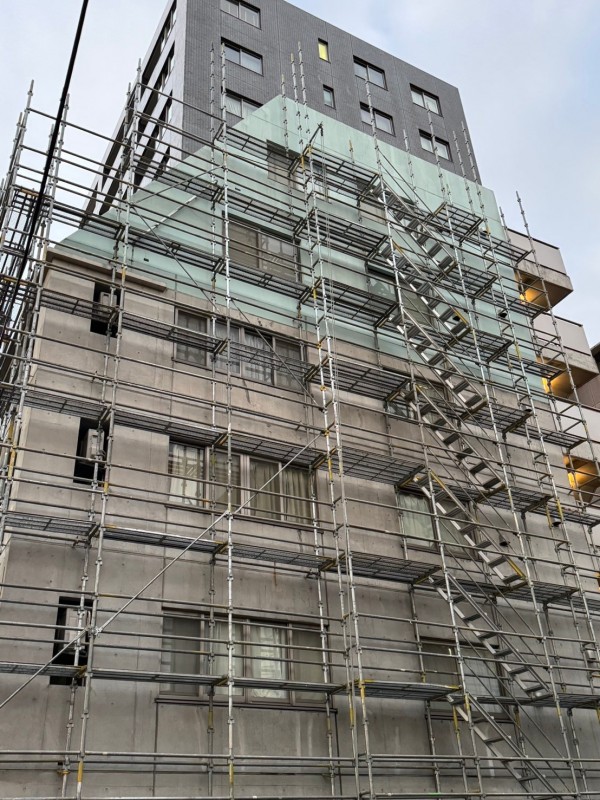 文京区　足場施工