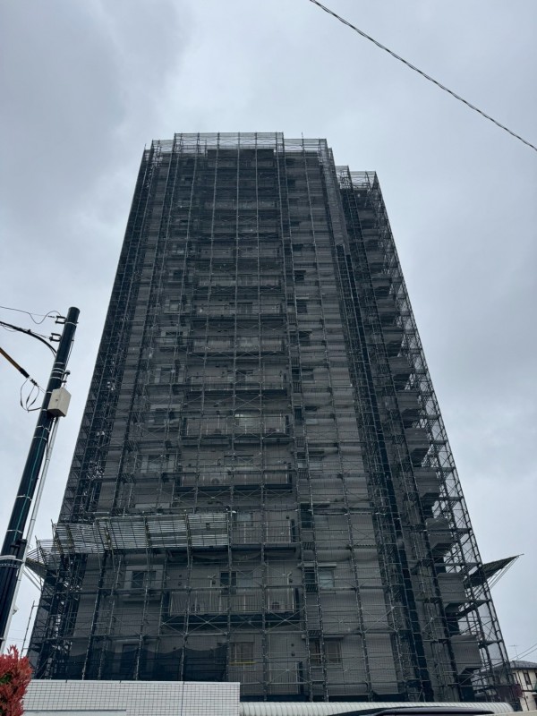 桶川市　足場施工③