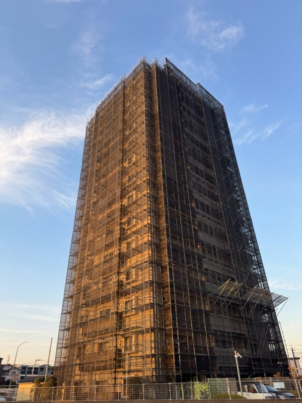 桶川市　足場施工②