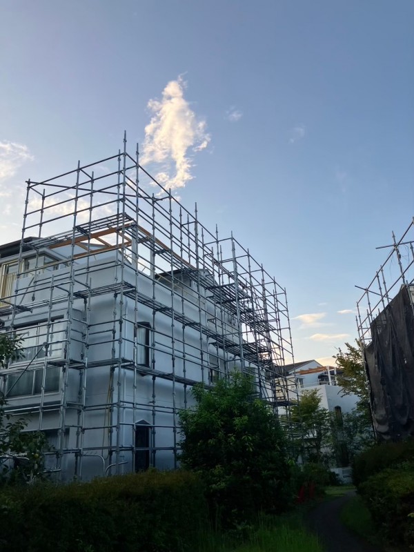 八王子市　足場施工