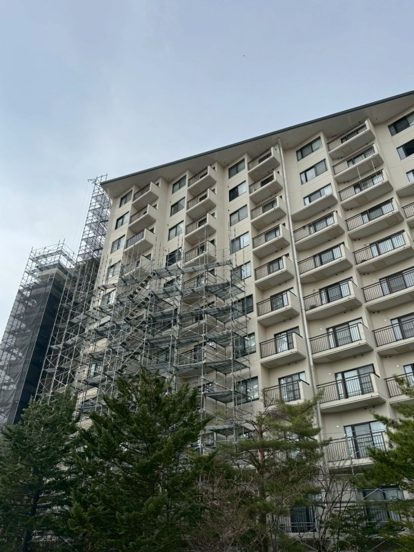 草津　足場施工②