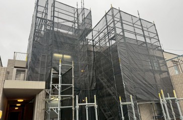 板橋区　足場施工③