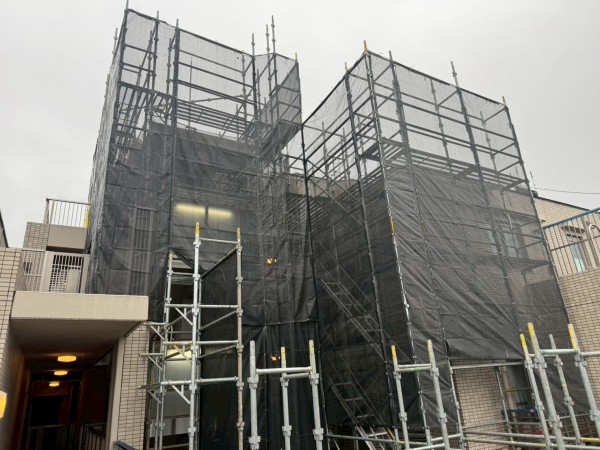 板橋区　足場施工③