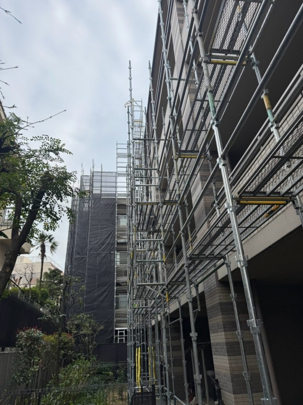 板橋区　足場施工②